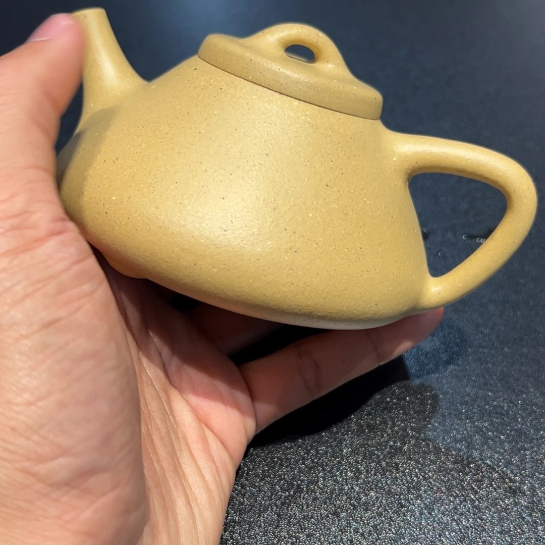 绿泥茶壶全手子冶