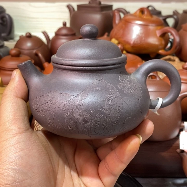 *****茶壶紫砂精工制作