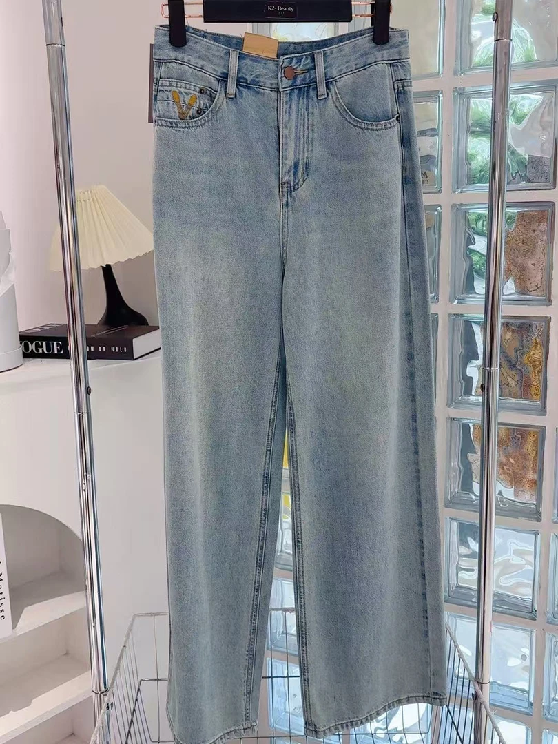 唐琪女装【W66606】新款宽松柔软阔腿牛仔裤