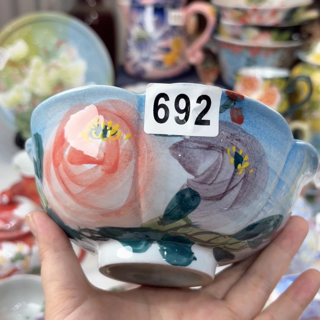 景德镇手绘高温釉下彩陶瓷茶具