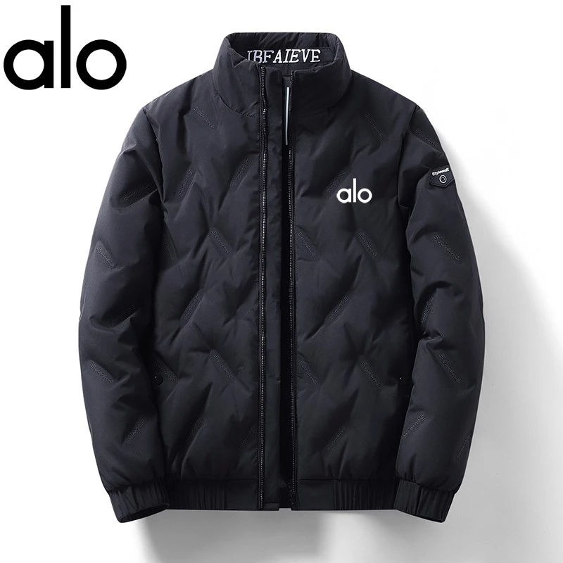 爆款轻薄羽绒服男2025新款冬季保暖外套潮宽松休闲运动立领上衣男