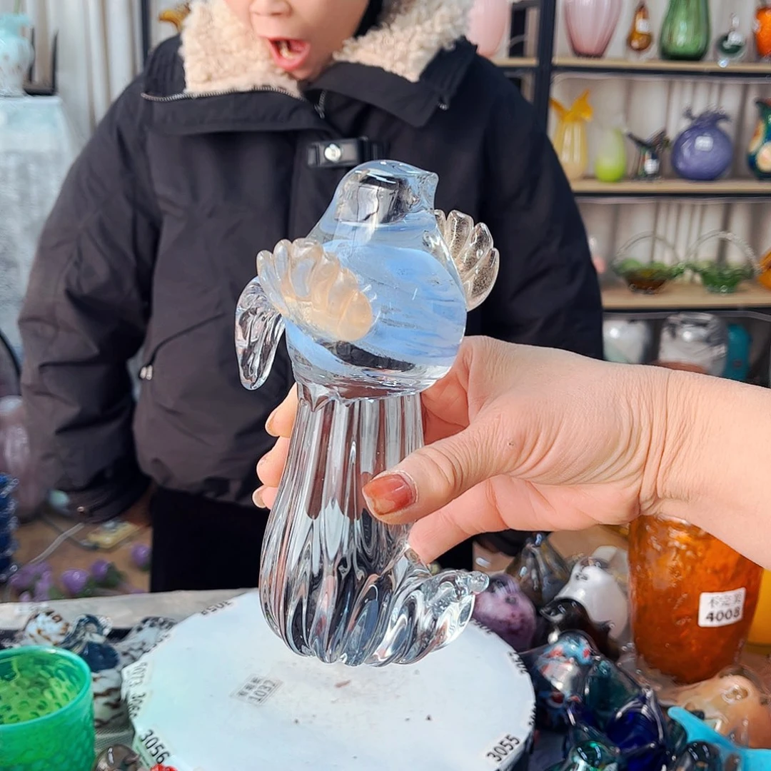 心***柔鸟实心家悦琉璃工艺品