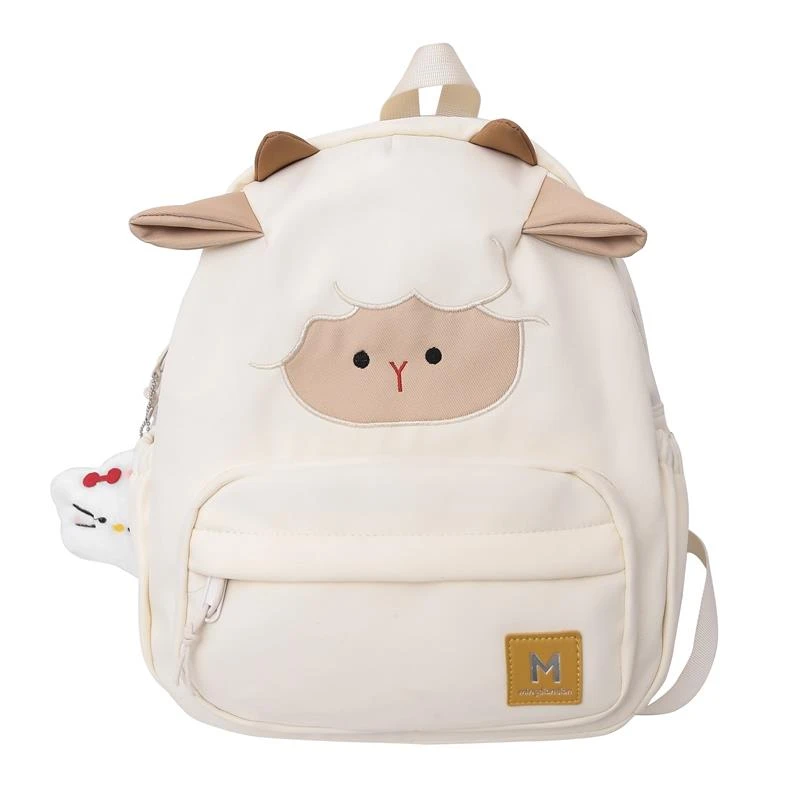范哲萨可爱小羊双肩包女旅游轻便小众书包软妹儿童出游高颜值小背