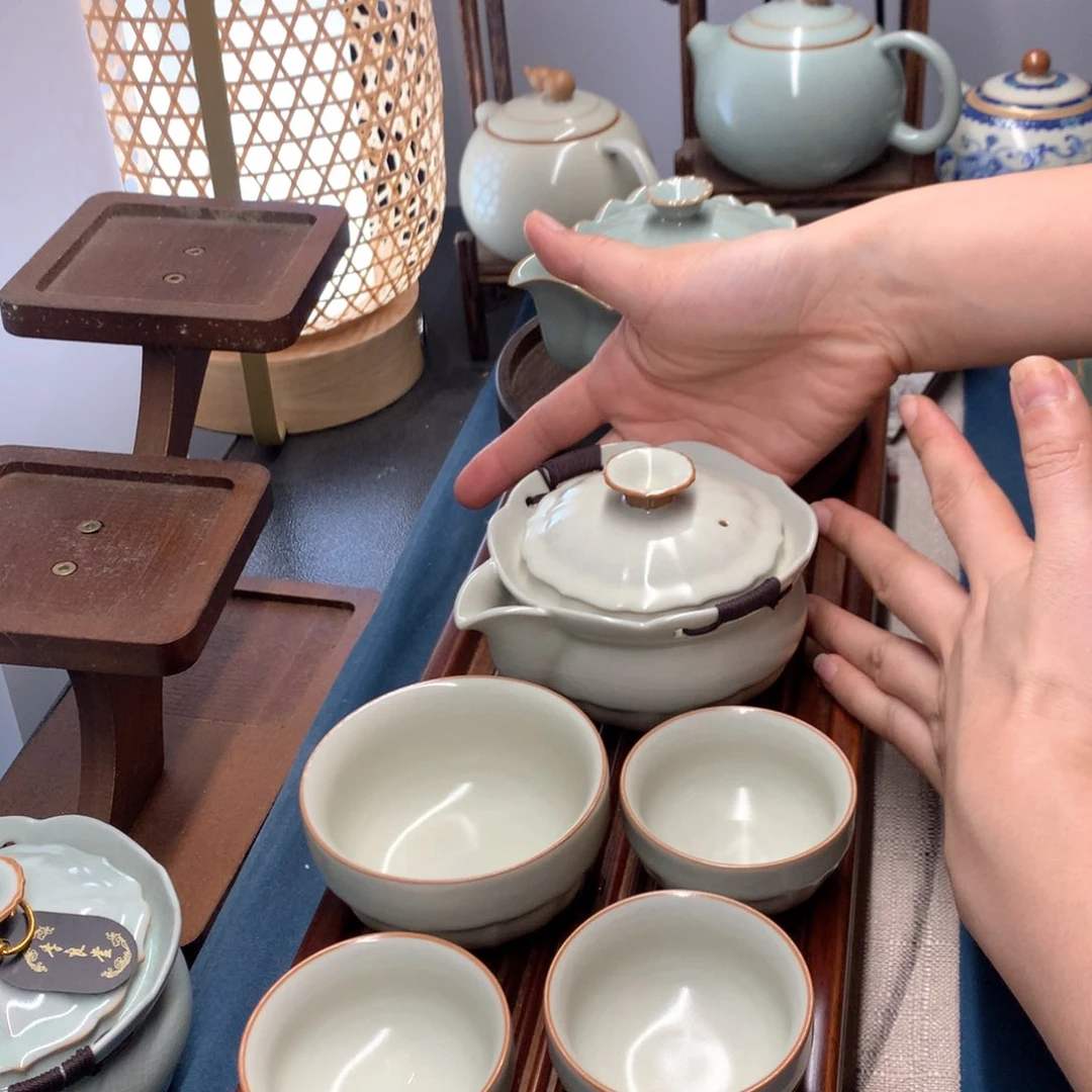 壶陶瓷茶具套装家用陶瓷茶具套装茶具