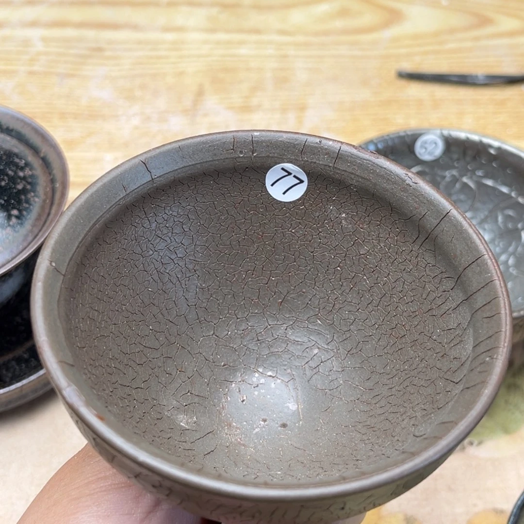 茶盏义兴龙窑坚持真柴烧微瑕