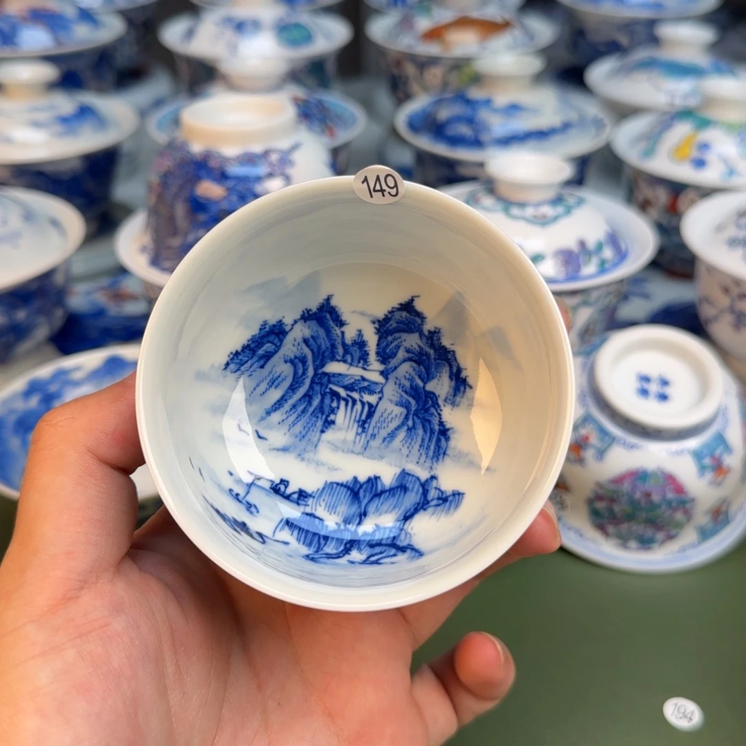 彦祖纯手工手绘茶具149