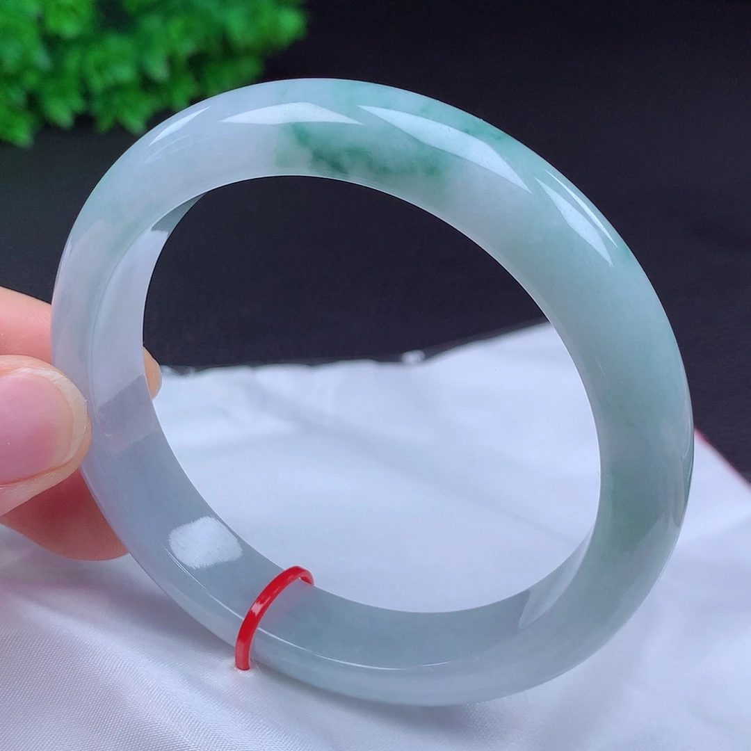 翡翠未镶嵌手镯61圈432212