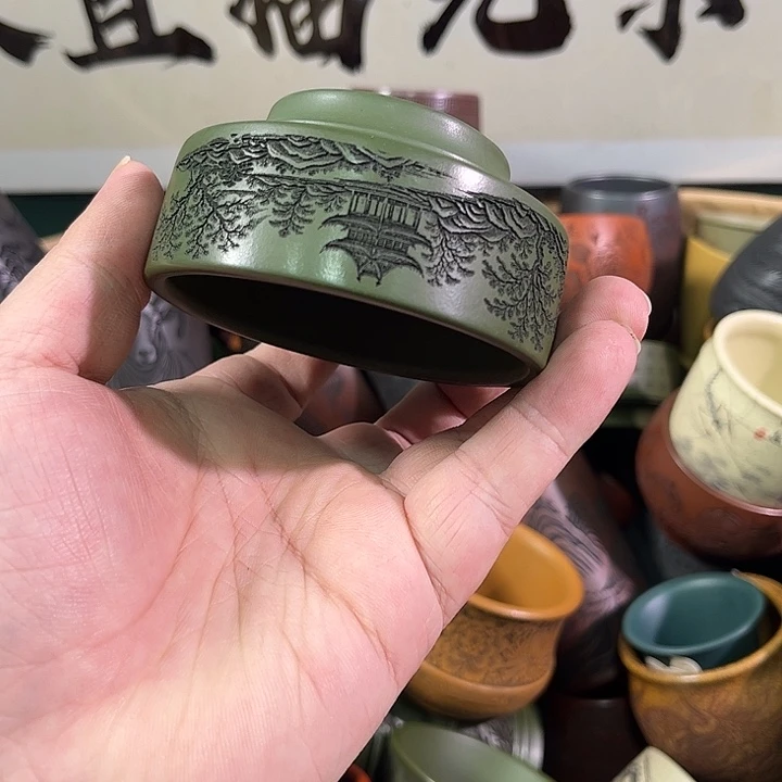 茶杯紫砂全手工紫砂主人杯