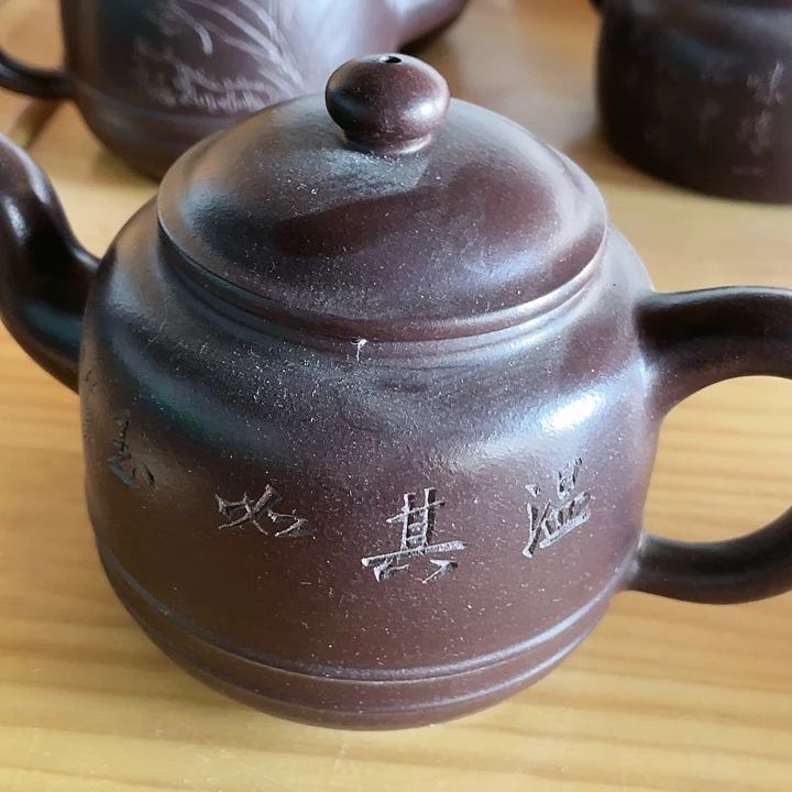 紫砂茶壶原矿手工制作