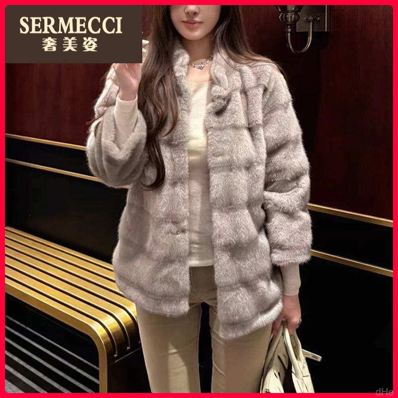 名媛新款时尚洋气爆款奢美姿千金归来外套秋冬2025中长款外套