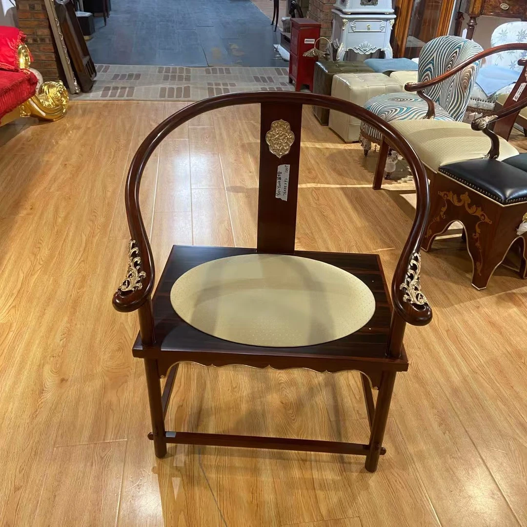 工厂直供  Y01-Y003 圈椅 点点布 76*55*92