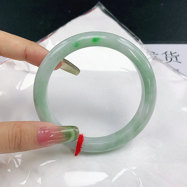 翡翠未镶嵌手镯圈61.6，50112