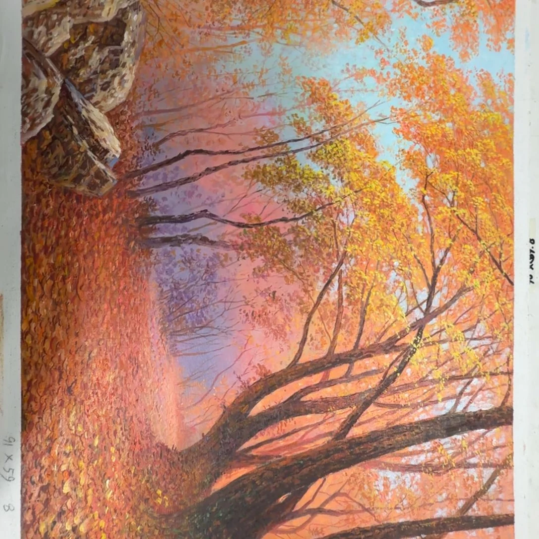 油画加油加油努力加油努力