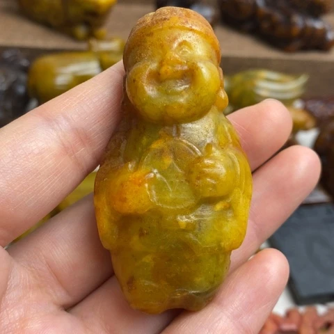 蛇纹石玉未镶嵌颈饰127