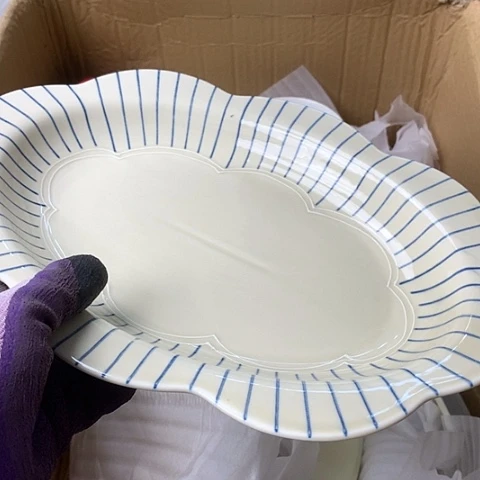 盘陶瓷制品满25拼单发货默认微瑕