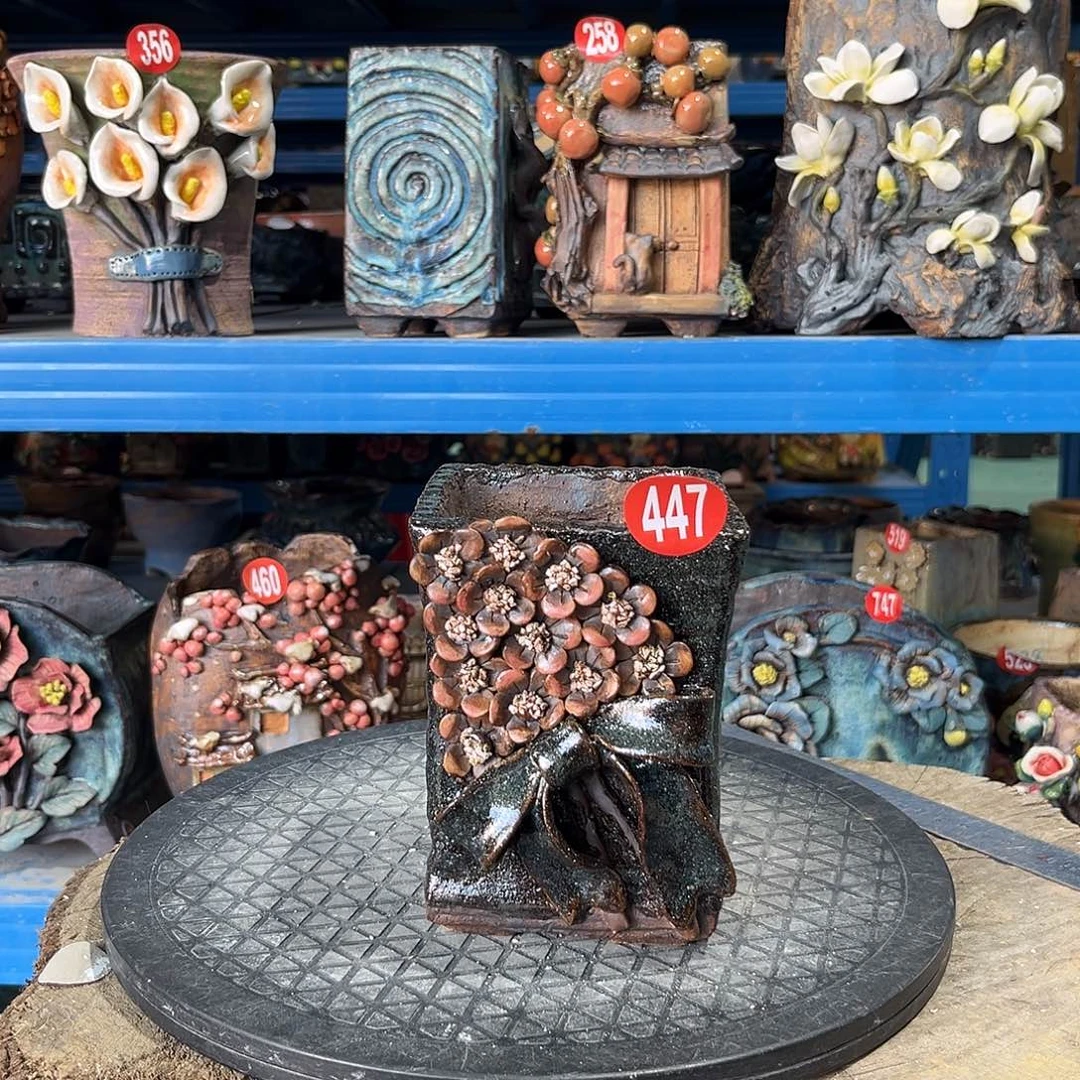 447 号陶然花器手工花盆