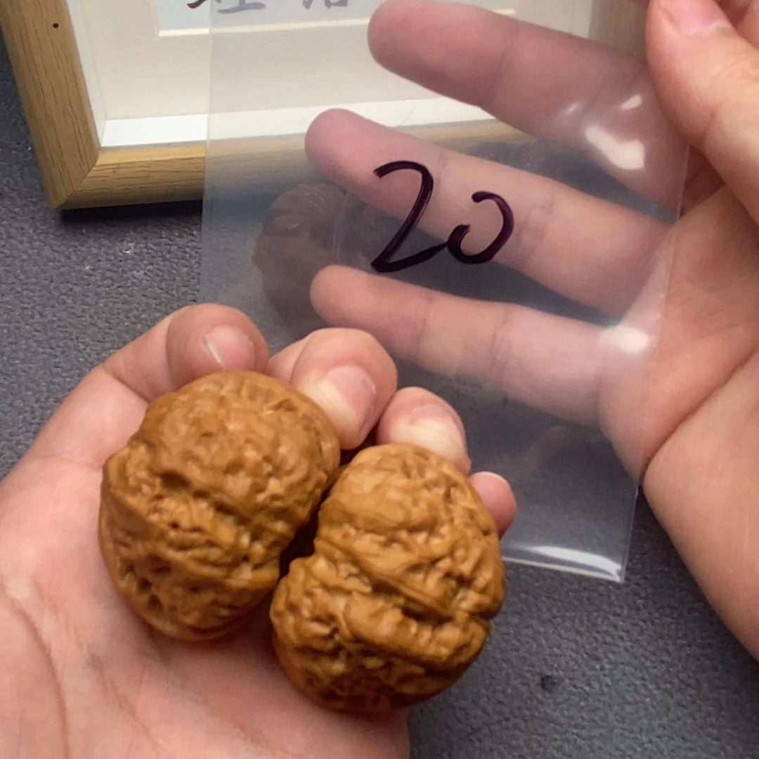 把件文玩核桃蛤蟆头41尺全品