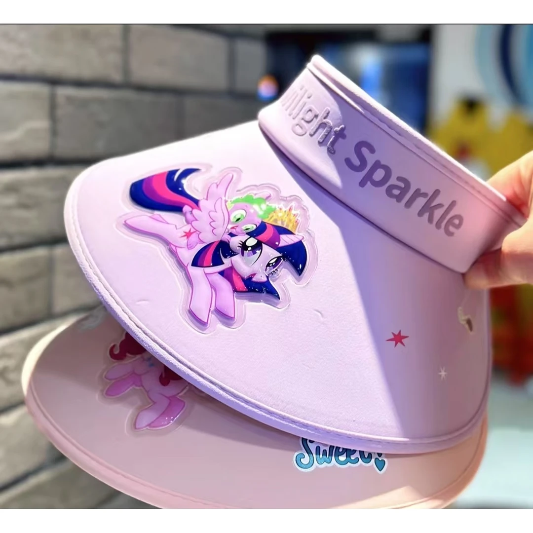 新款可爱小马亮灯遮阳帽2556