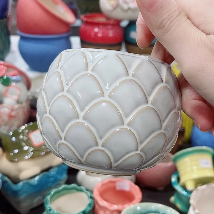 多肉陶瓷花盆满10元包邮