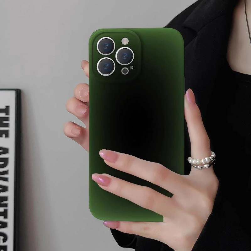 祖母绿拼色适用红米K80pro手机壳k70至尊版菲林k50网红turbo3硬壳