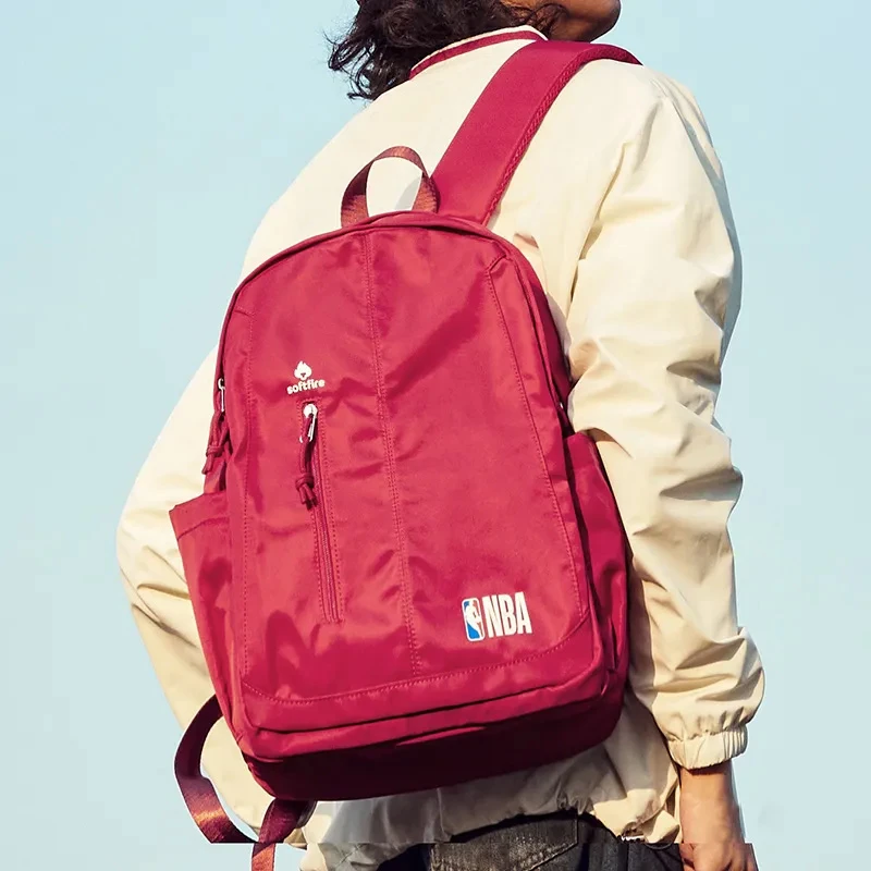 NBA联名SOFTFIRE运动潮流休闲背包男女通用书包推荐高中生双肩包