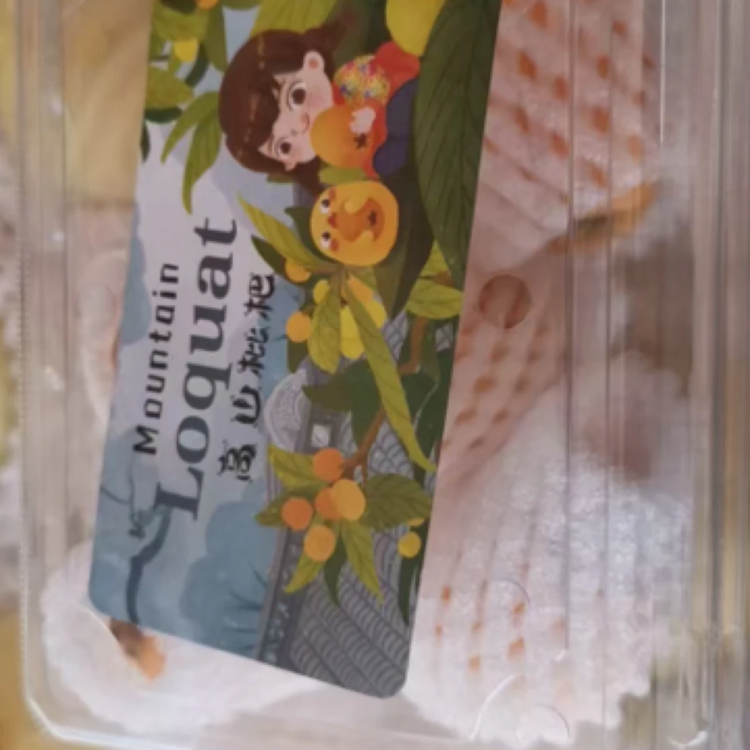 枇杷2盒共约1斤新鲜