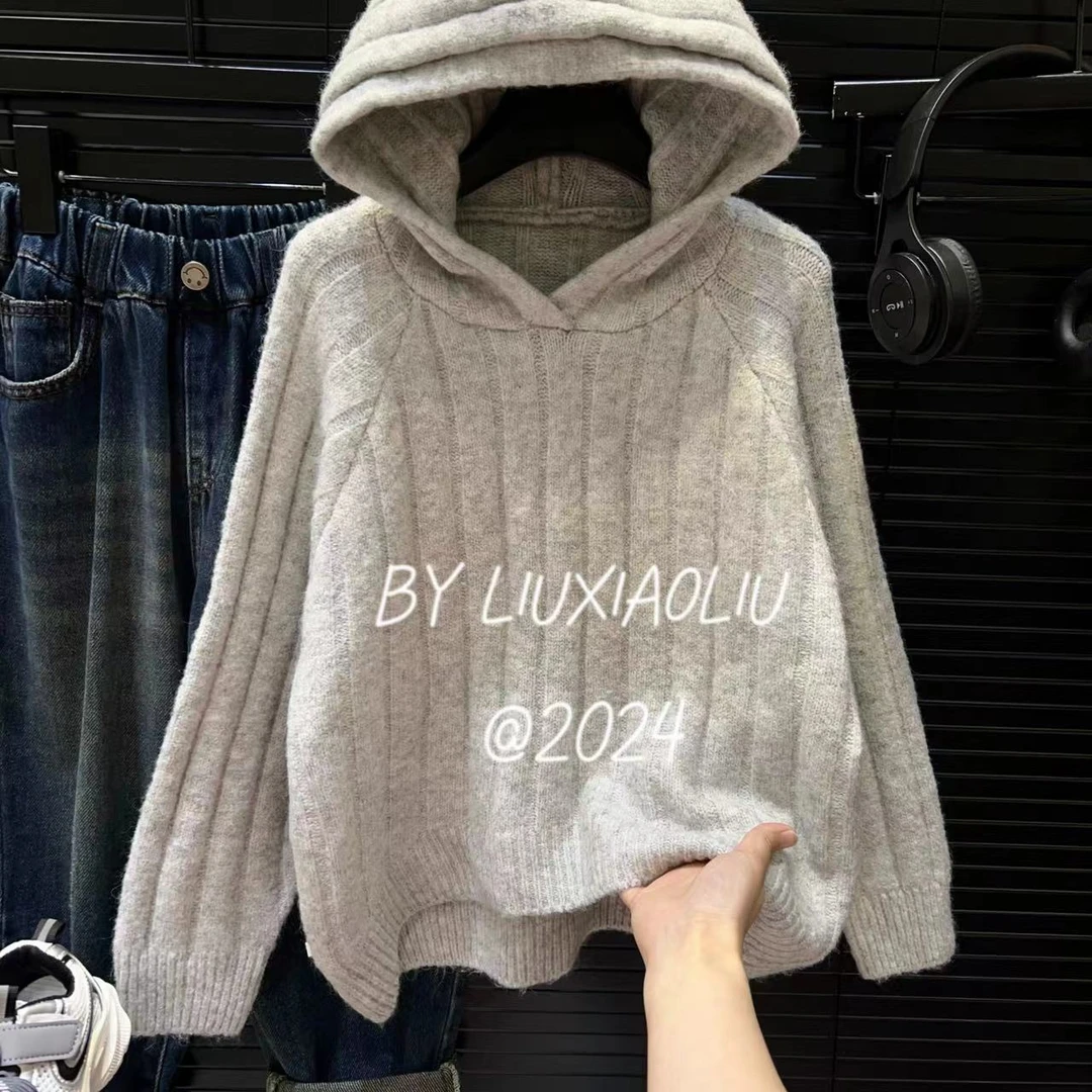 杭州六小六正版 BY LIUXIAOLIU韩版高货秋冬季儿童连帽毛衣12064