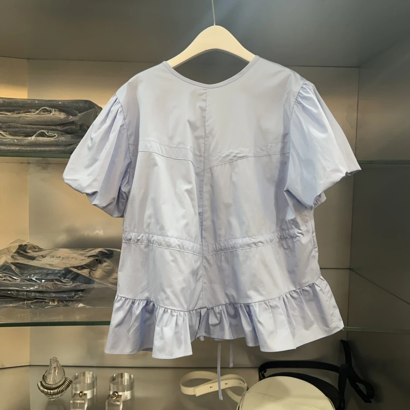 韩国东大门欧尼同款上衣短袖