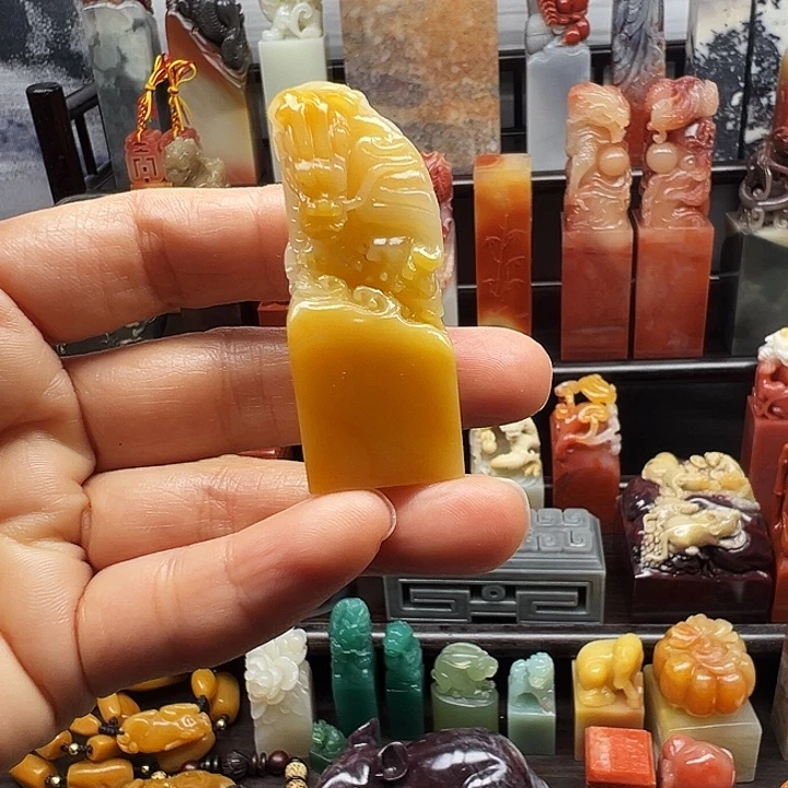 寿山石印石寿山石手工雕刻