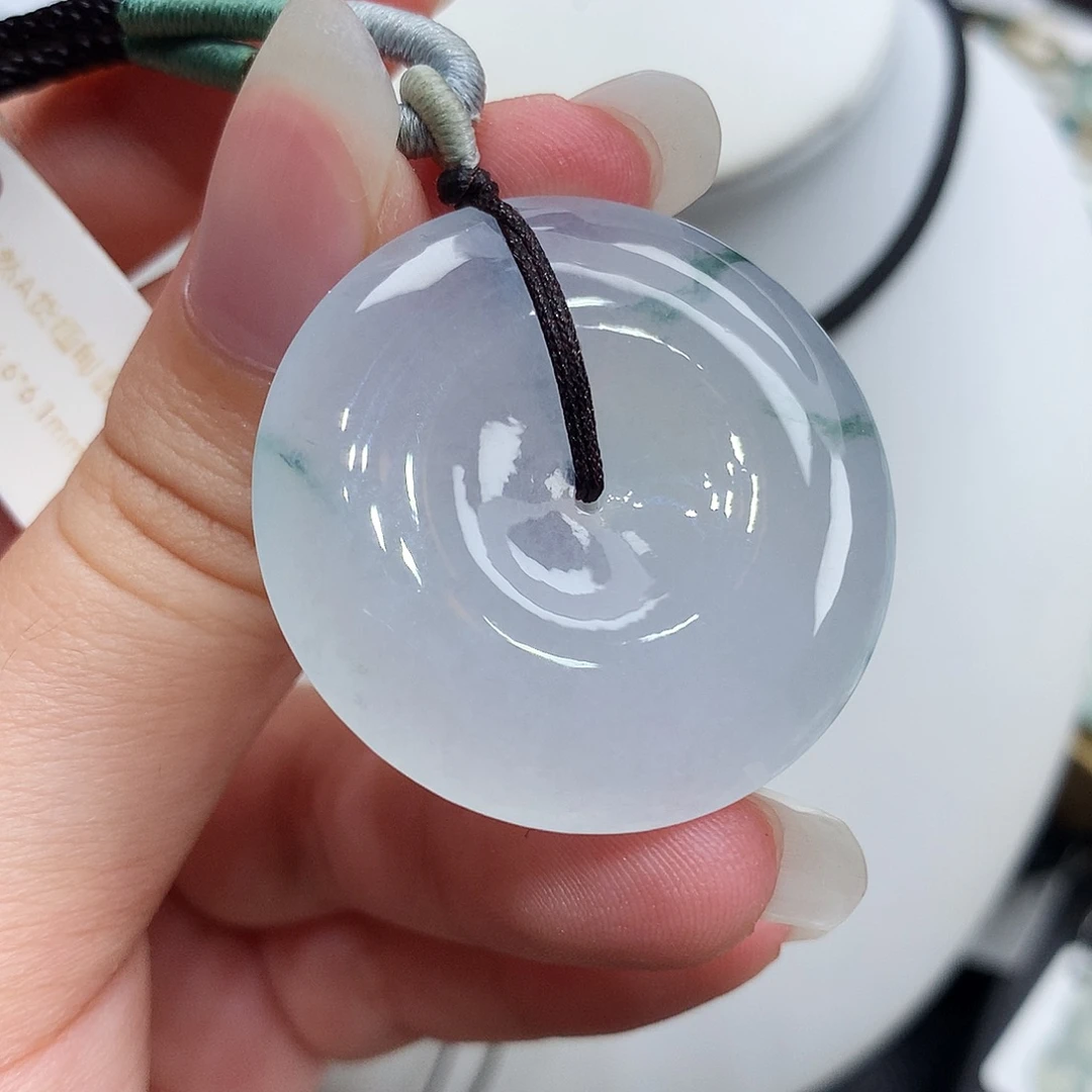 翡翠未镶嵌胸饰翡翠38，34.6/6.1