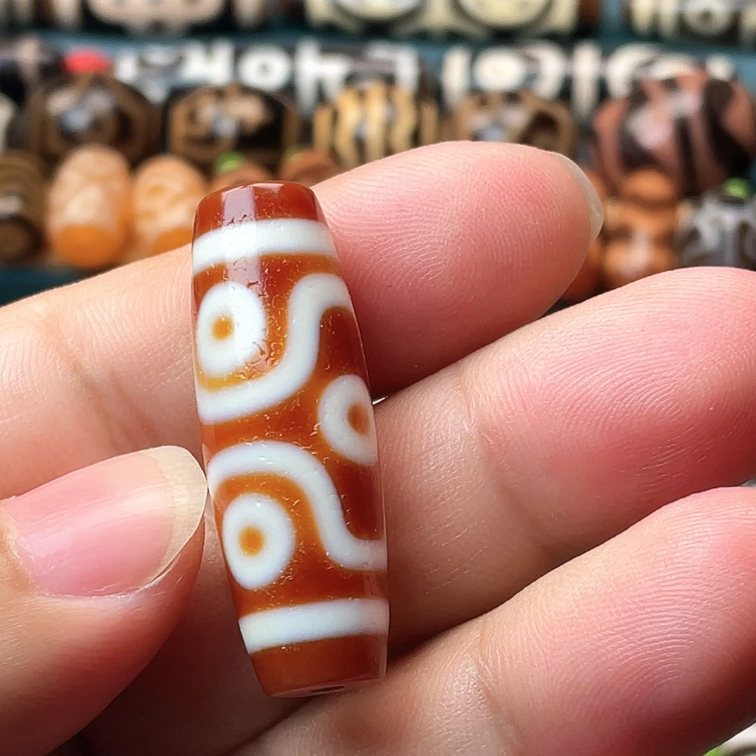 玛瑙/玉髓未镶嵌颈饰红肉十字六