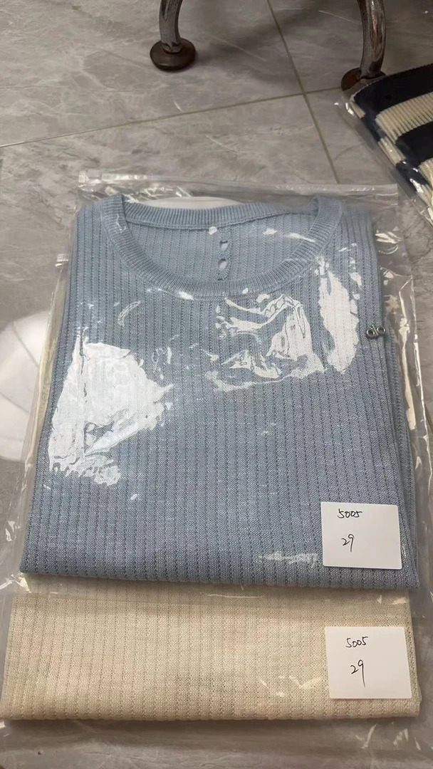女装针织衫5005时尚百搭蓝色