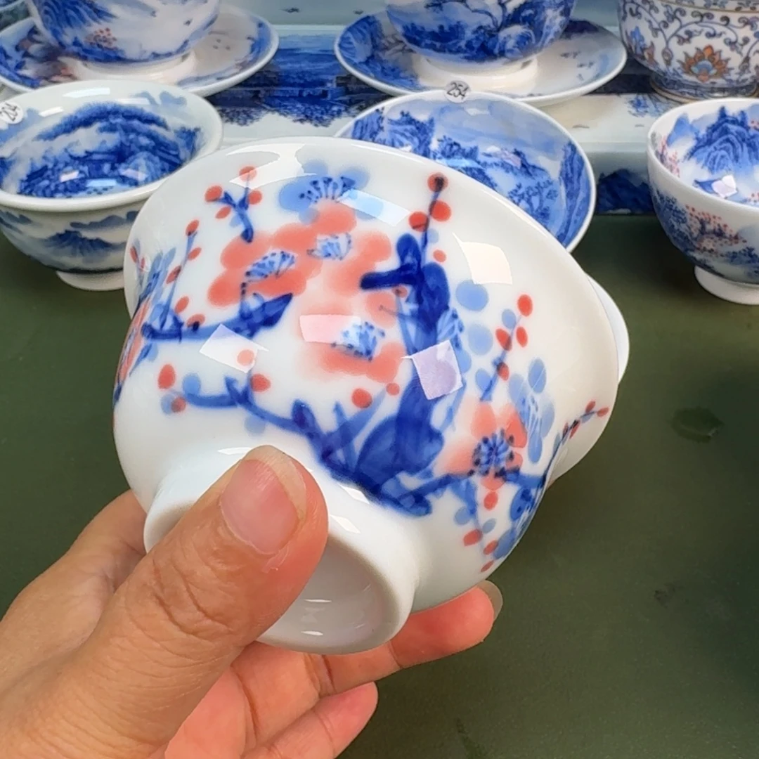 景德镇纯手绘茶具圆圆232