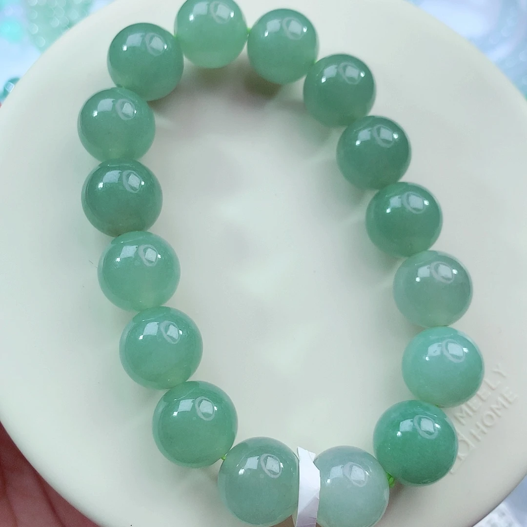 翡翠未镶嵌手链卡12.7