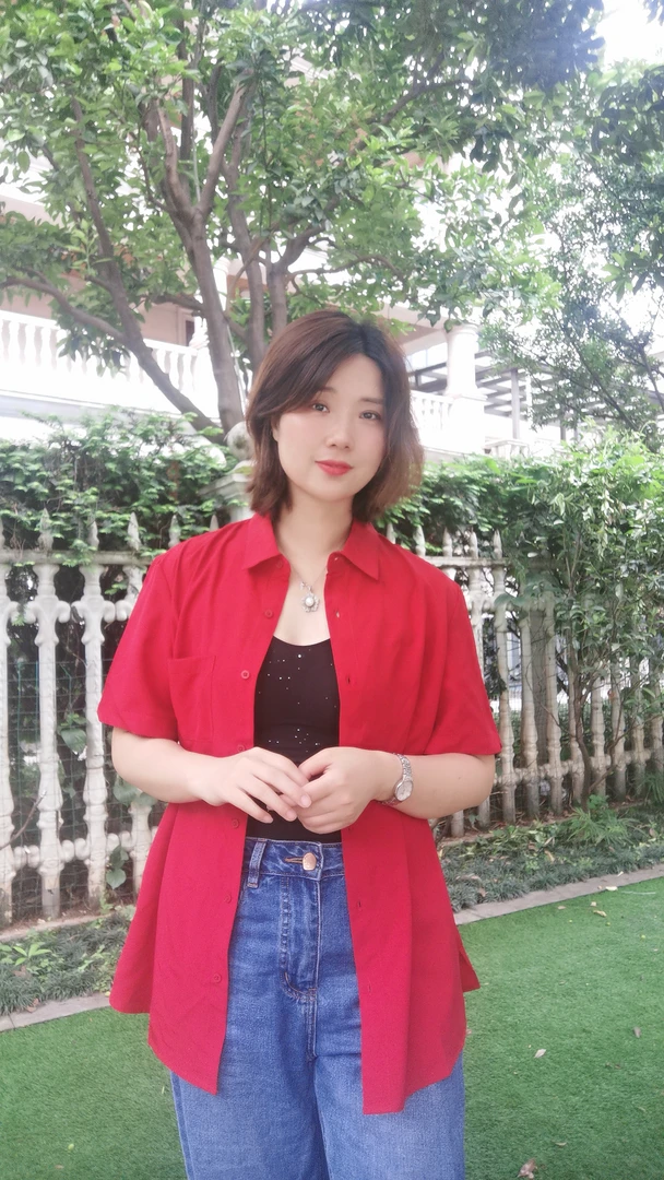 S8 (单独洗固色)短袖瑞丽风夏季休闲风宽松型衬衫百搭时尚衬衣