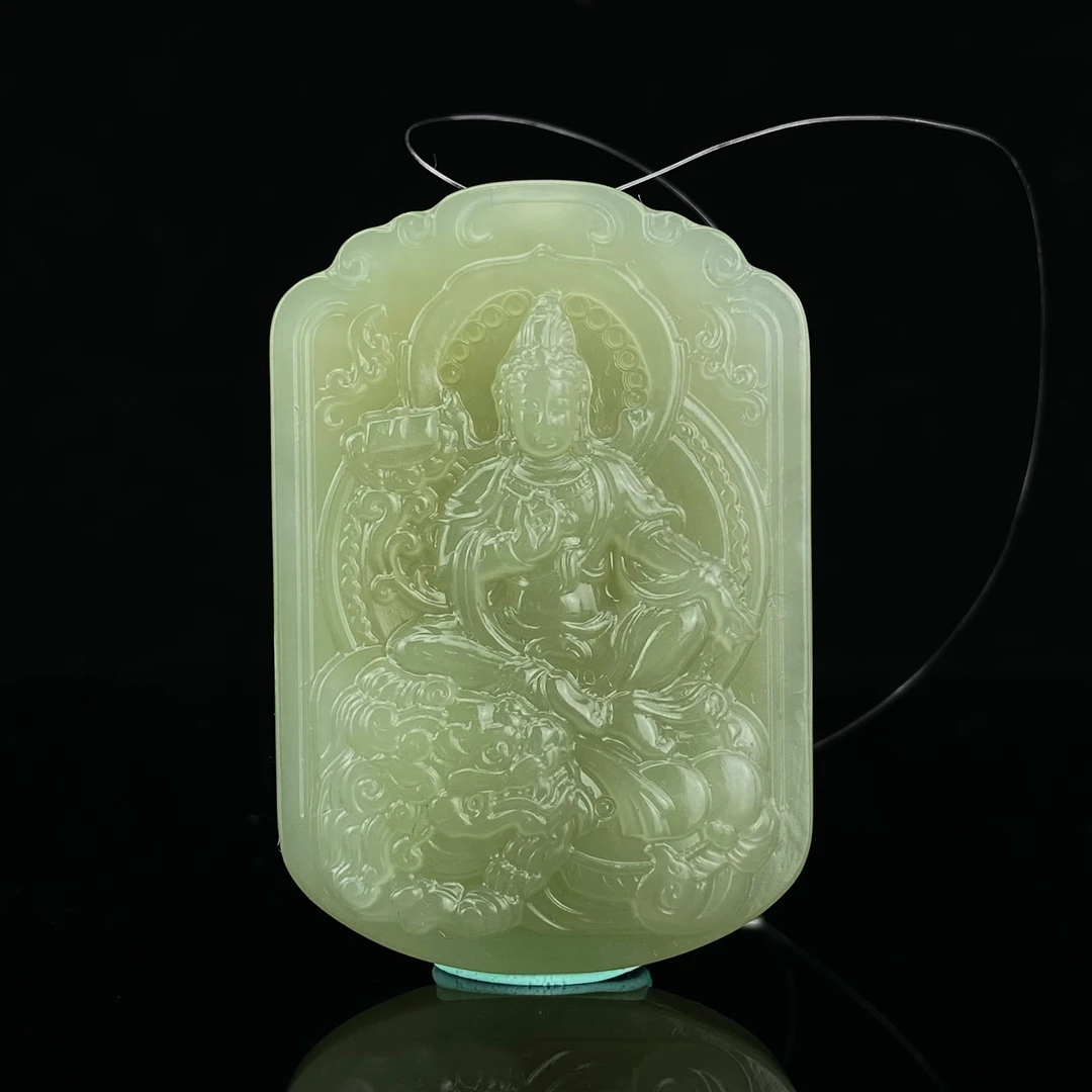 和田玉 碧湖慈航/朵云轩AK6010HC