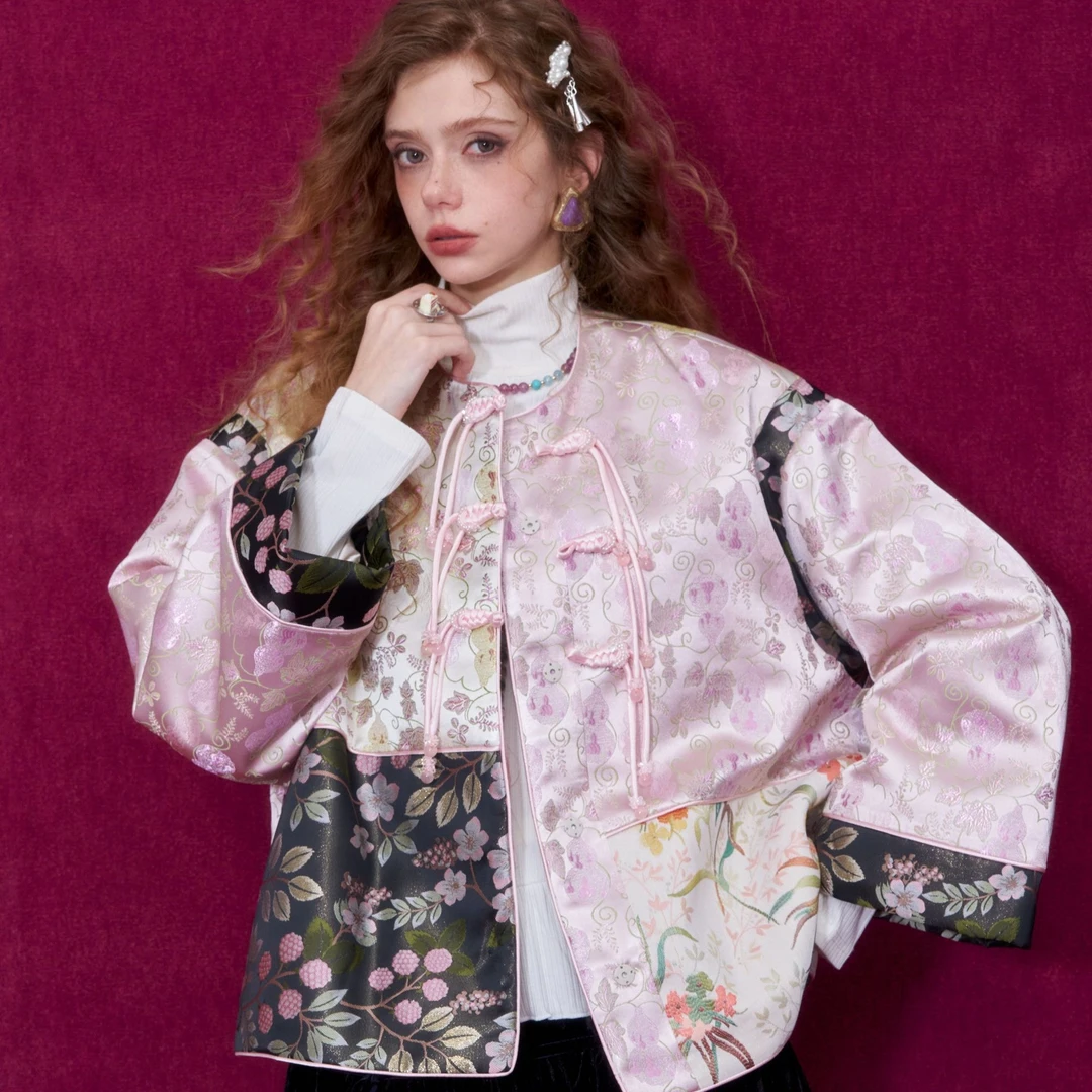 妖精的口袋中式优雅短外套26404009