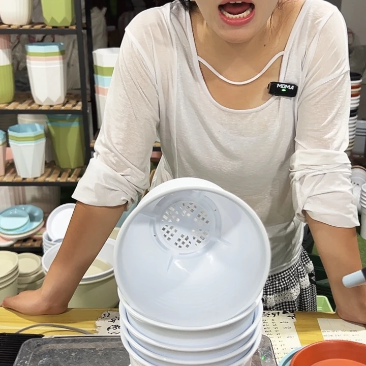 正品矮陶口15高11白色五只带托