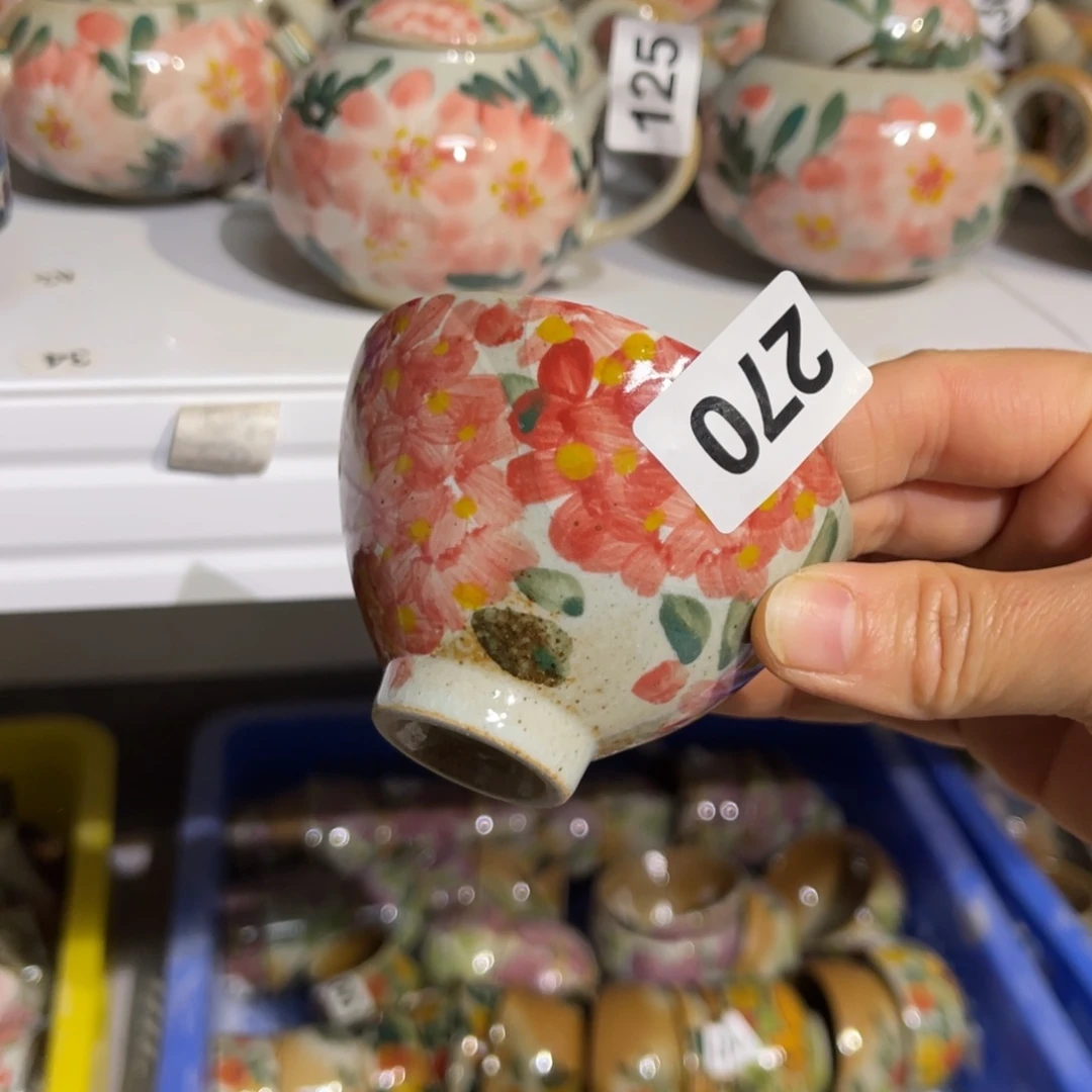 杯荔*素浅陶瓷手工茶器