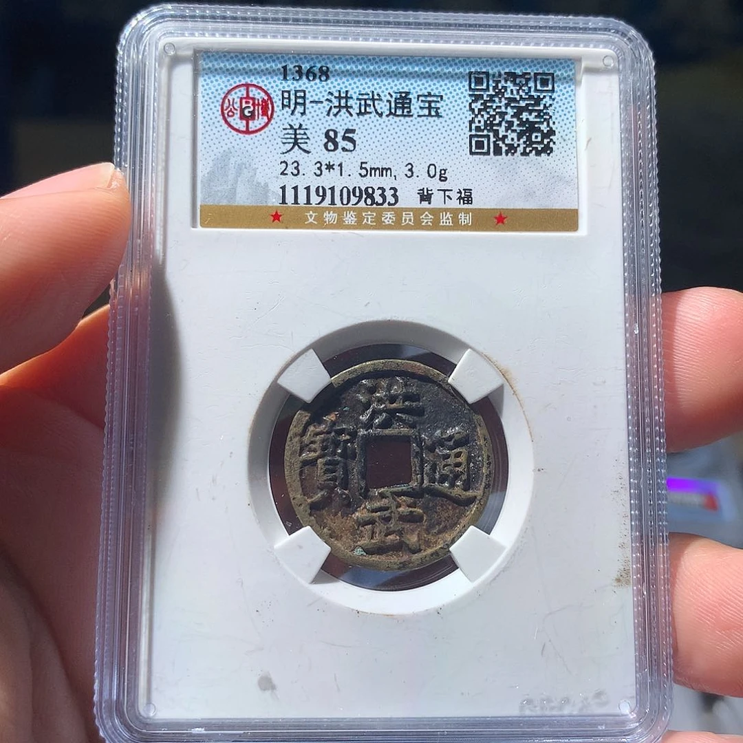 金属QY。洪武通宝85分9833