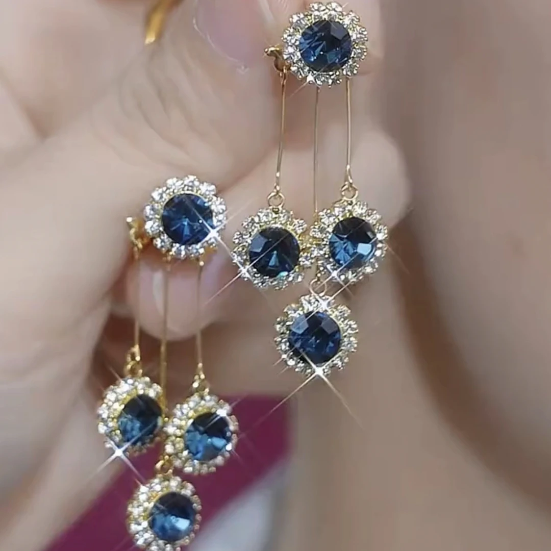 铜合金耳饰 【三生三世】时尚气质百搭一款两戴耳环