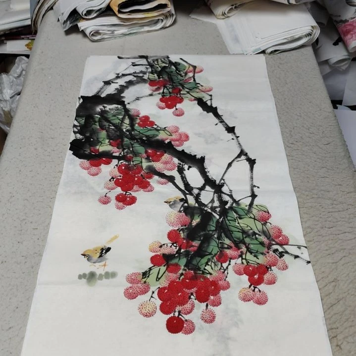 王***术国画国画花鸟花鸟国画