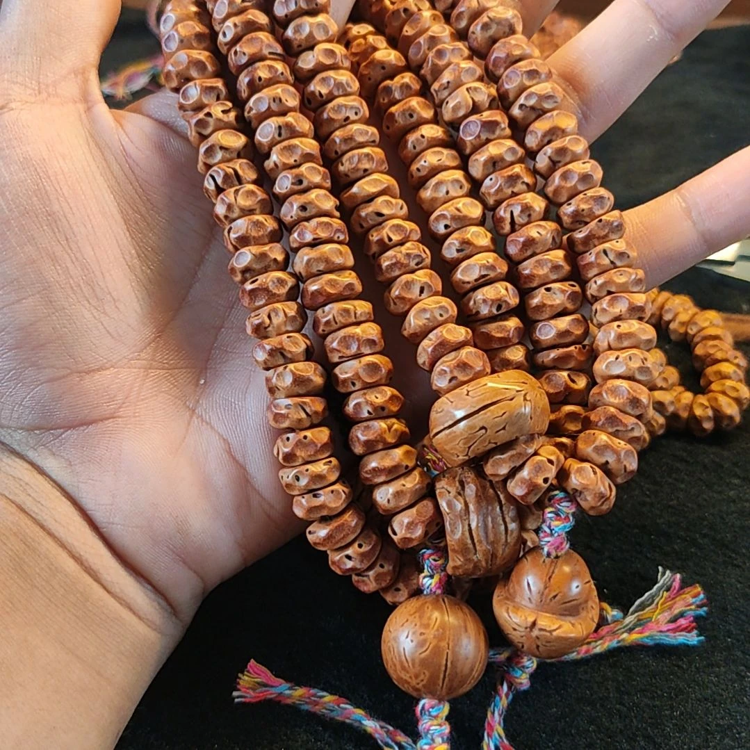 桃核手串无相核片原生态