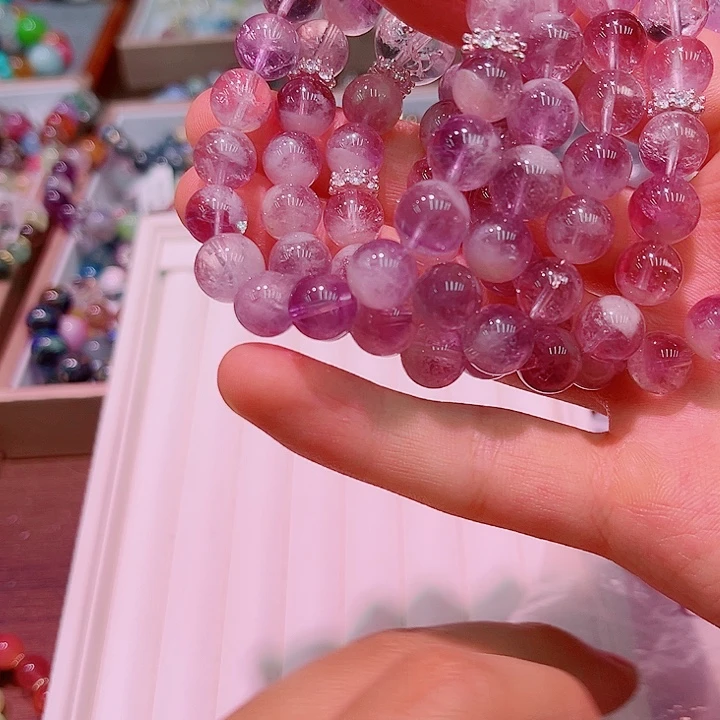 水晶手链未镶嵌62半盆