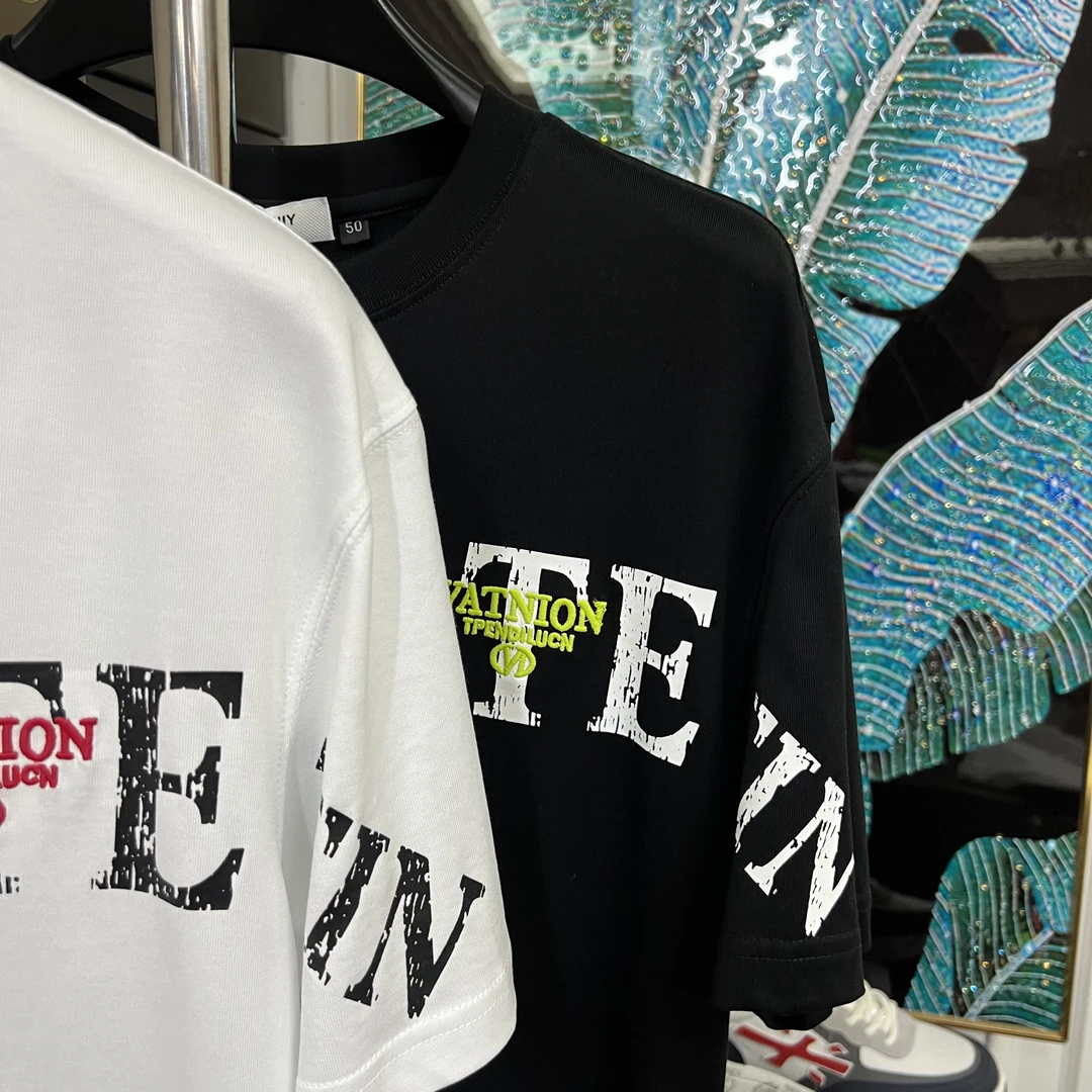 欧品男款夏季新款个性春夏潮流休闲百搭时尚圆领【微阔】短袖 8887