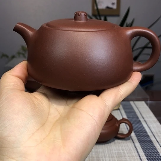 紫砂茶壶井栏壶半手工