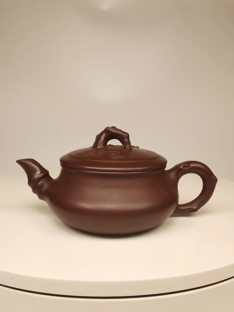 紫泥 竹节壶 260cc