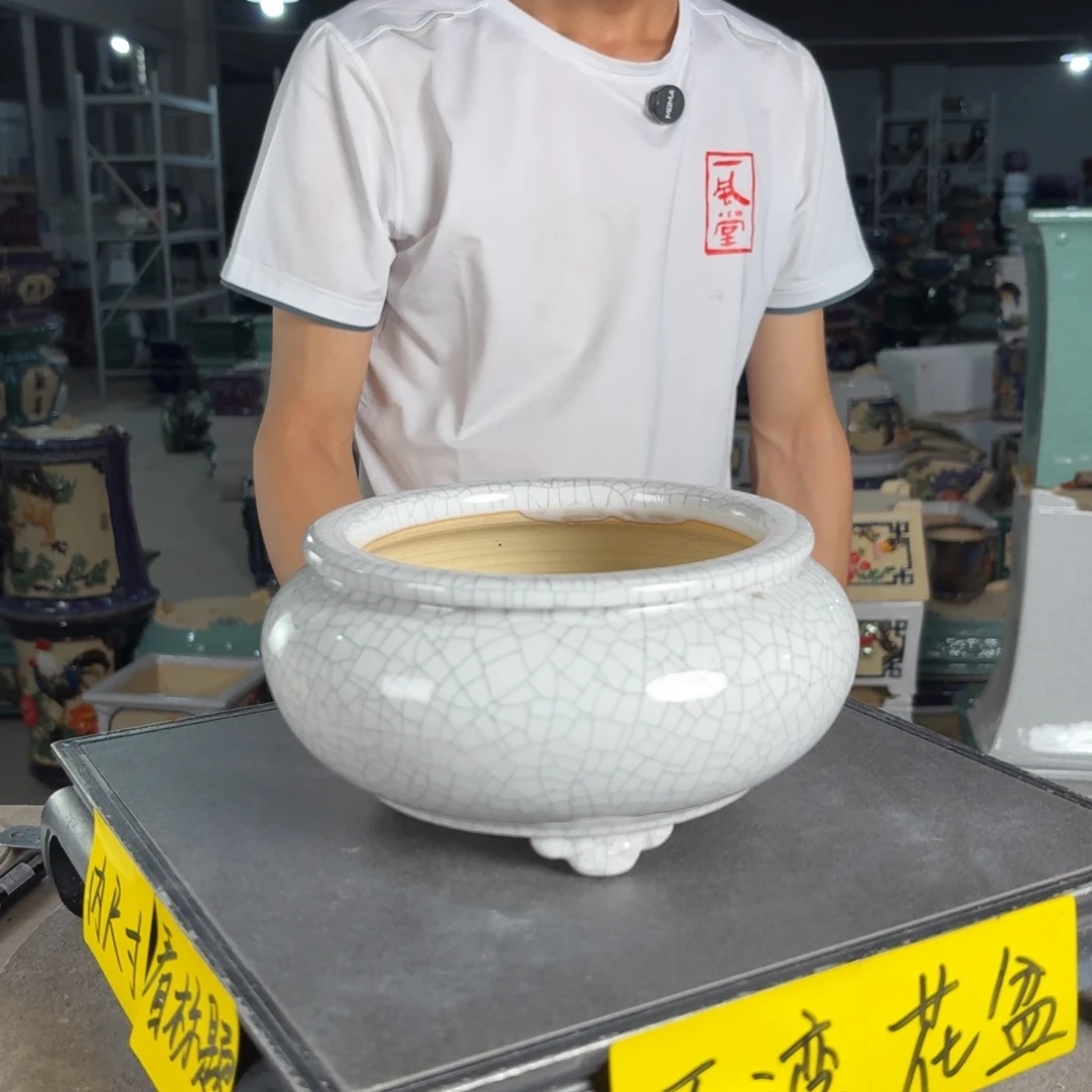 一风堂石湾花盆 内14*8