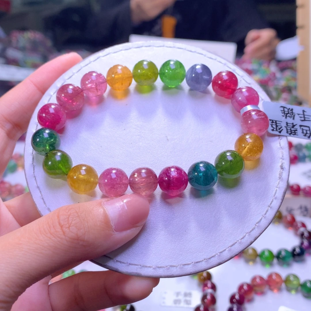 【闪购商品】未镶嵌手链碧玺10.6mm左右