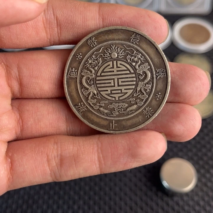 金属大头龙洋船洋工艺品